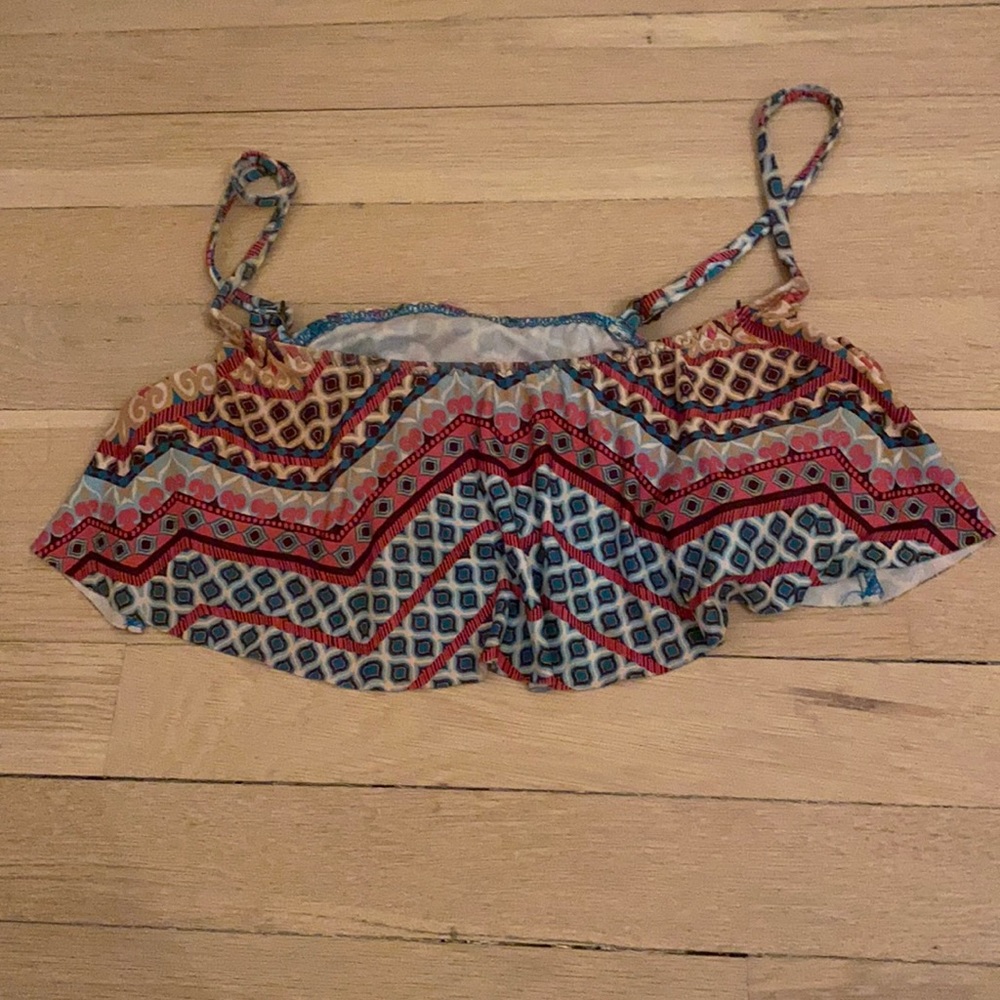 Becca bikini ruffled top